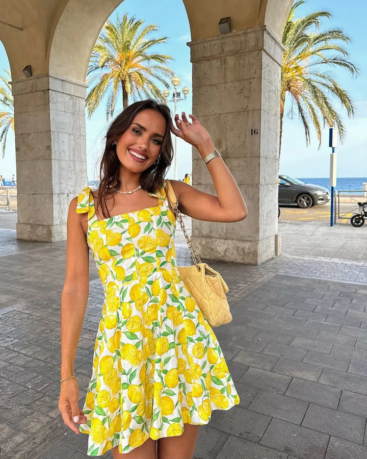 Zomerjurk met Citroenprint – Lianne