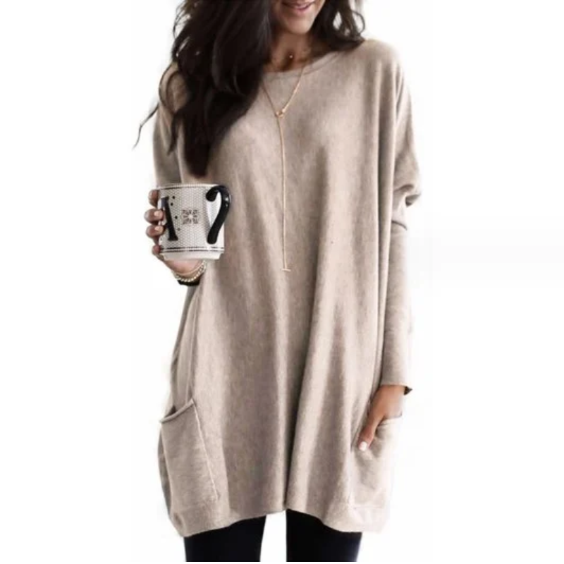 Trendy Tuniek met Lange Mouwen - Celina
