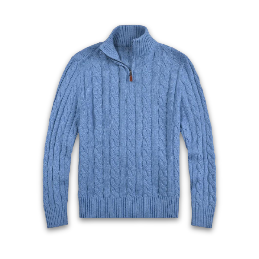 Comfortabele Heren Half Zip Sweater - Vincent