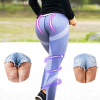 High Waist Dames Yoga Legging met Geometrisch Patroon – Aurora