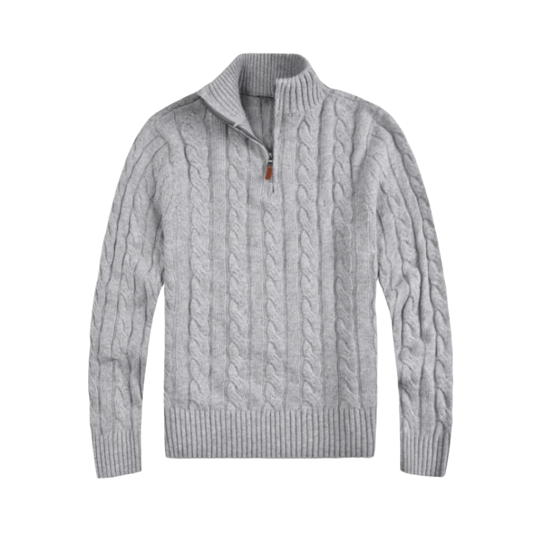 Comfortabele Heren Half Zip Sweater - Vincent