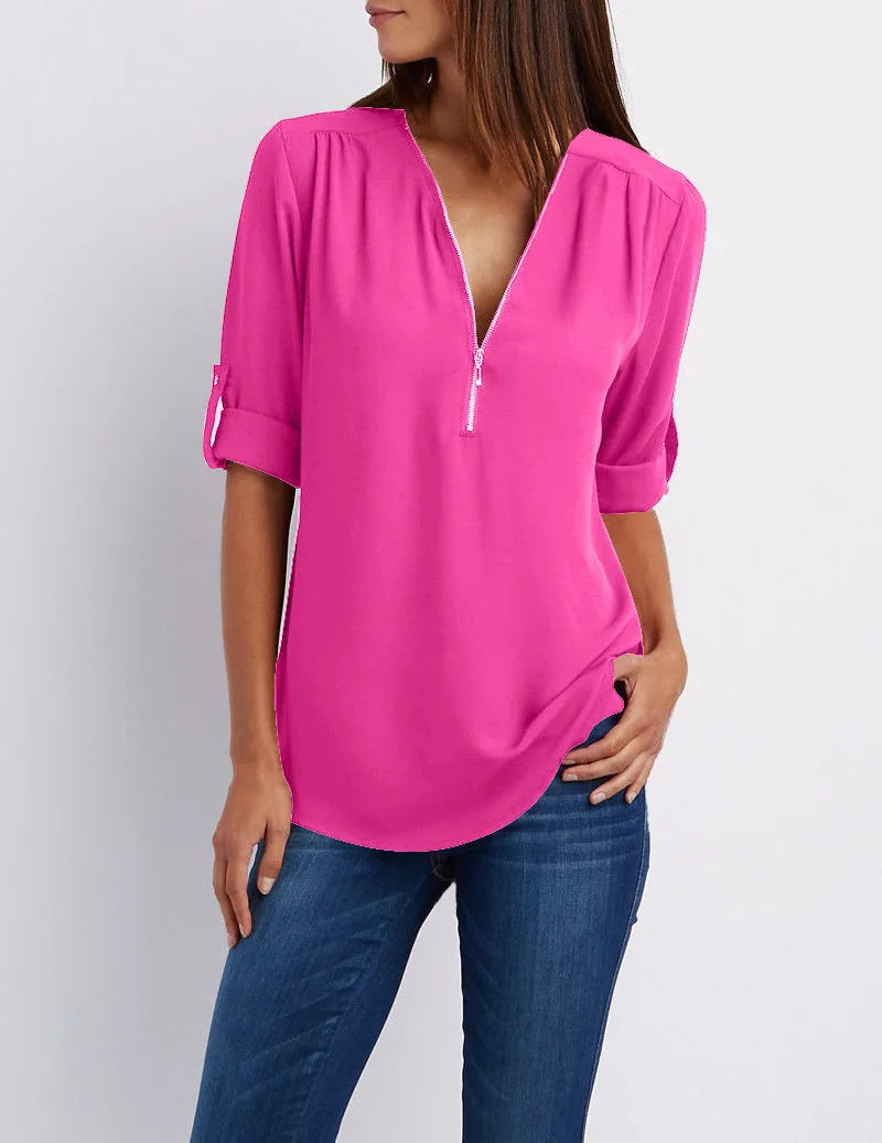 Vardi Dante™ Lieve Plus-Size Blouse | Casual & Stijlvol