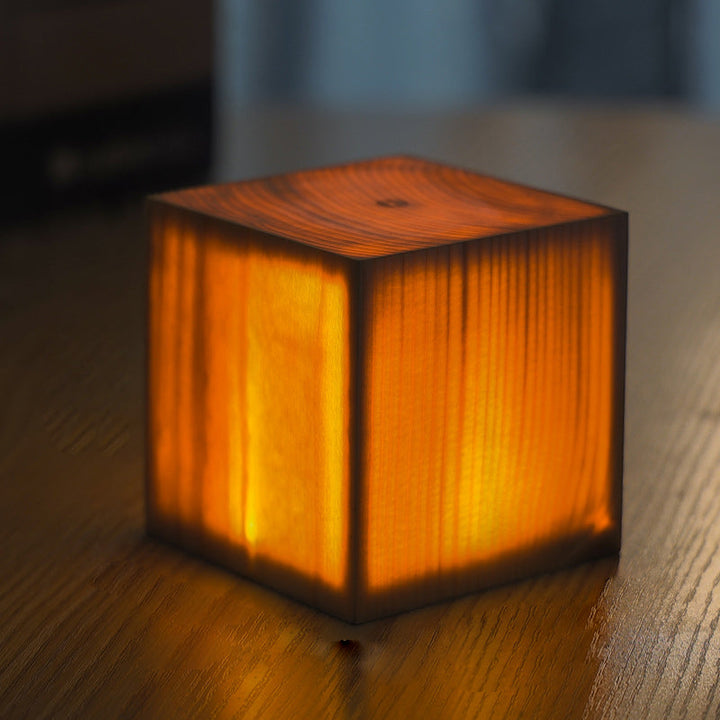 Stijlvolle LED Tafellamp - WoodGlow