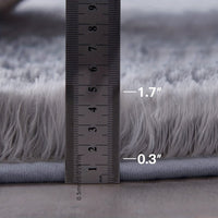 Rond Fluffy Vloerkleed - Clouda
