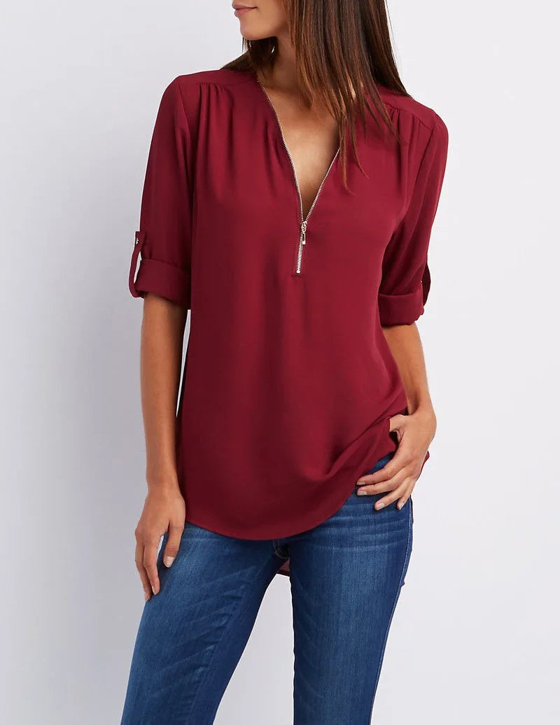 Vardi Dante™ Lieve Plus-Size Blouse | Casual & Stijlvol