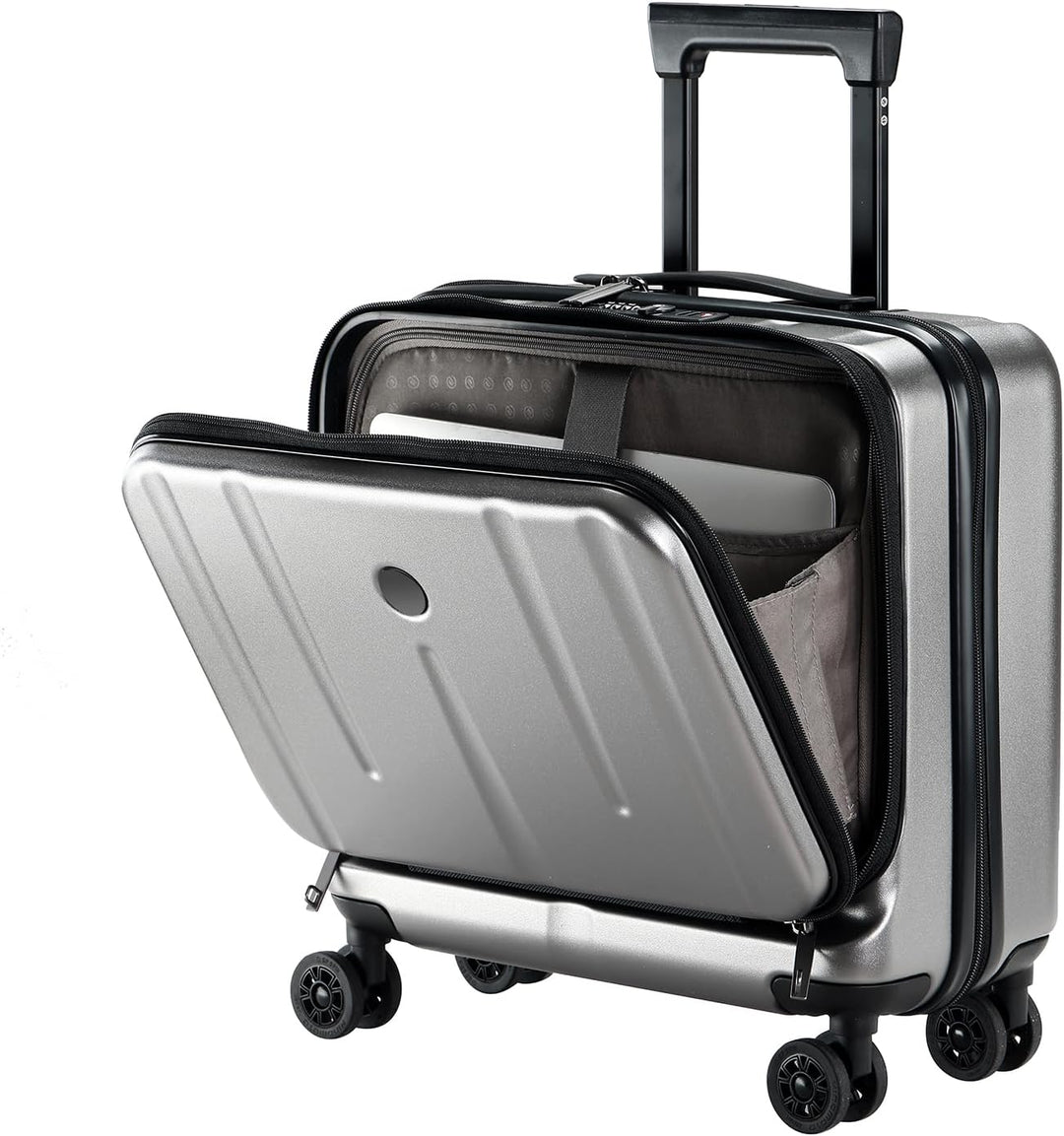 Compacte Hardshell Handbagagekoffer met Laptopcompartimenten en TSA-Slot