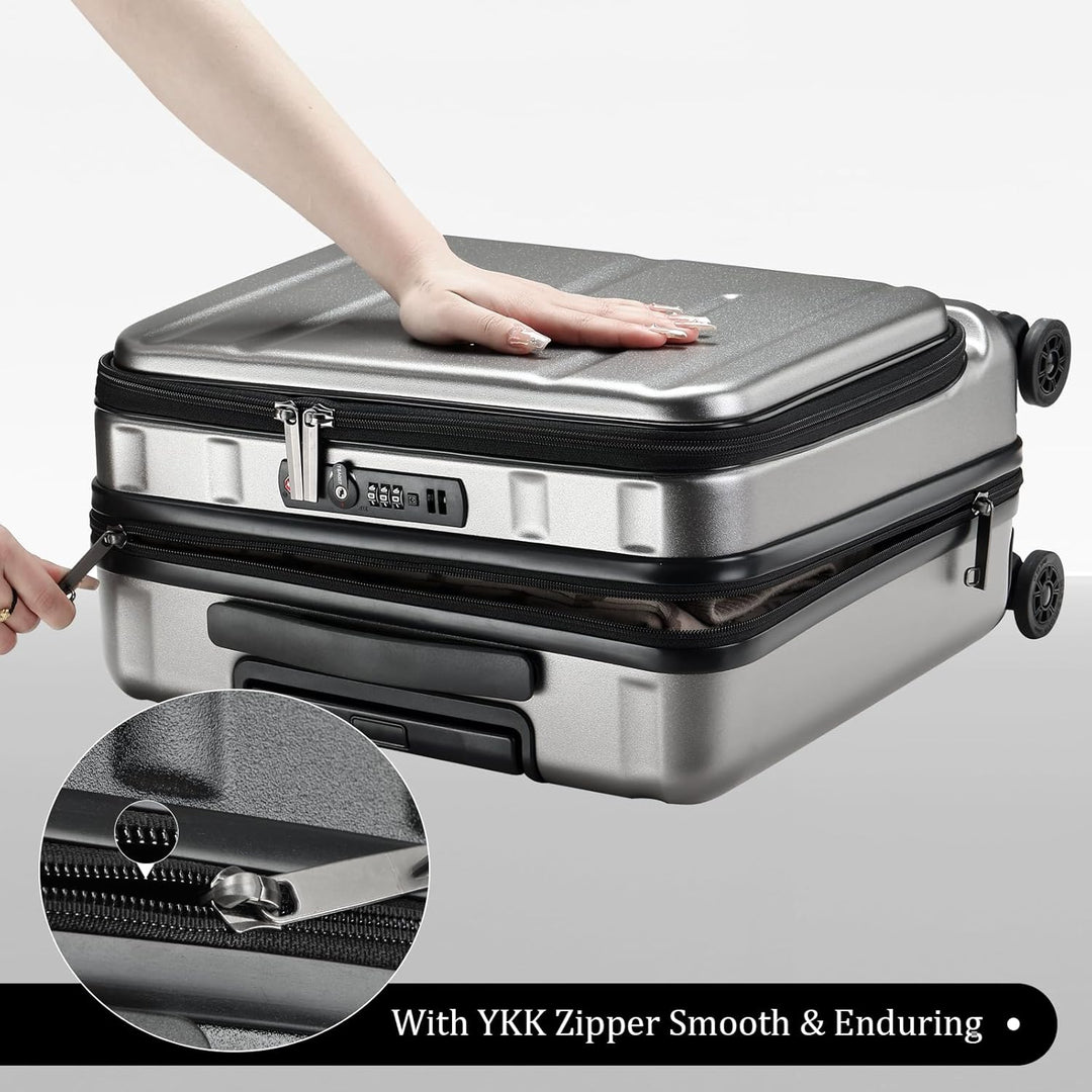 Compacte Hardshell Handbagagekoffer met Laptopcompartimenten en TSA-Slot
