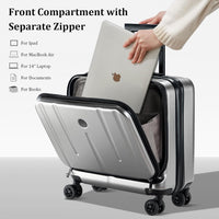 Compacte Hardshell Handbagagekoffer met Laptopcompartimenten en TSA-Slot