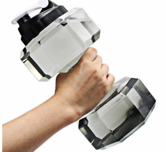 Dumbbell Waterfles voor Fitness en Hydratatie - HydraBell