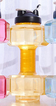 Dumbbell Waterfles voor Fitness en Hydratatie - HydraBell