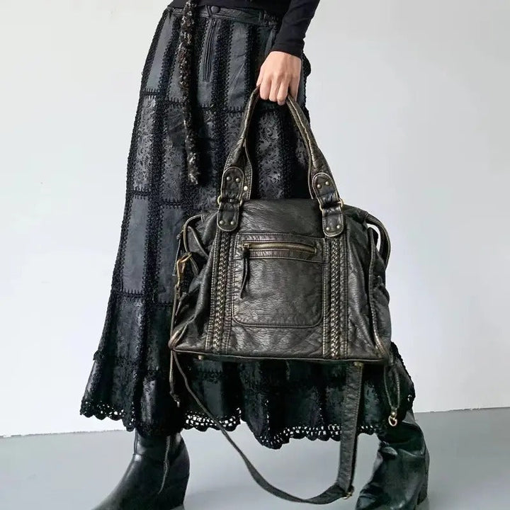 Vintage Leren Handtas - Marisol
