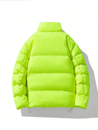 Oversized Fluorescerende Heren Winterjas - Vigoro