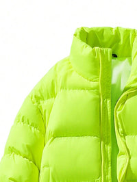 Oversized Fluorescerende Heren Winterjas - Vigoro
