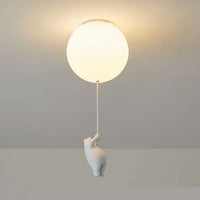 Kinder Plafondlamp met Beer en Ballon - CloudBear