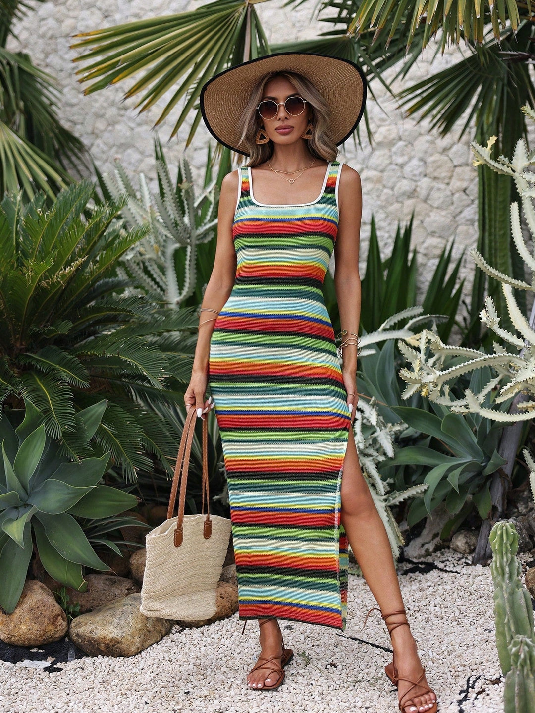 Ibiza-stijl Strandjurk met Bohemian Flair – Solea