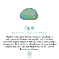Saffier en Opaal 3-delig Ringset - Isabella