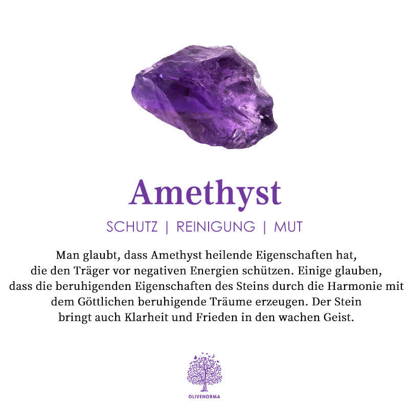 Natuurlijke Kristal Amethist Genezing Halsketting - Lyra