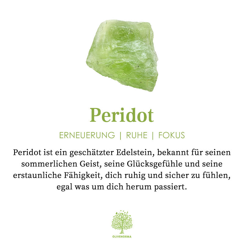 Natuurlijke Peridot met Zirkonring - Selene