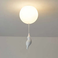 Kinder Plafondlamp met Beer en Ballon - CloudBear