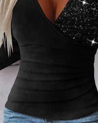 Chique overlaptop z cekinami i falbankami - Sabrina