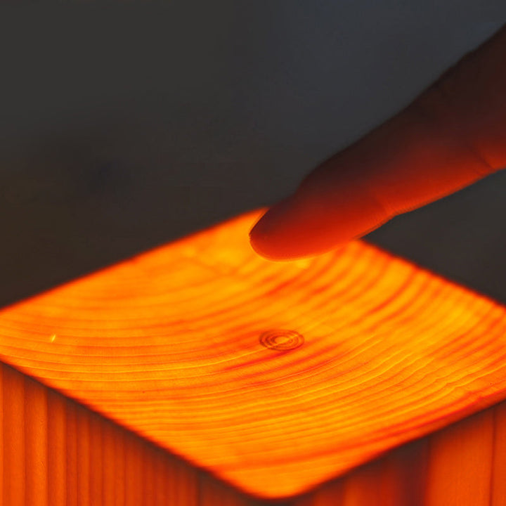 Stijlvolle LED Tafellamp - WoodGlow
