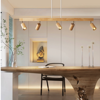 Verstelbare Houten Plafondspotlamp - EcoLux