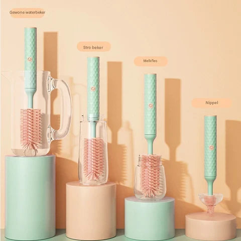 Elektrische Siliconen Flessenborstel – BubblEase