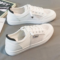 Witte Damessneakers met mesh bovenmaterialen – Elena
