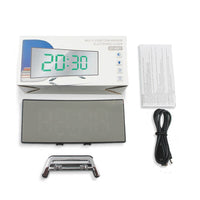 Gebogen LED Digitale Wekker met Modern Design - LumiCurve