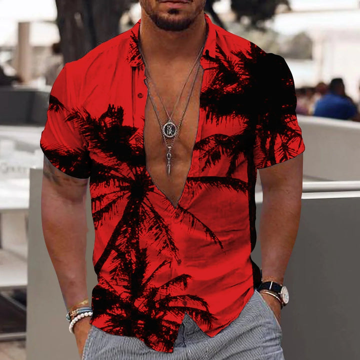 Trendy Overhemd met Tropische Print – Kaikura