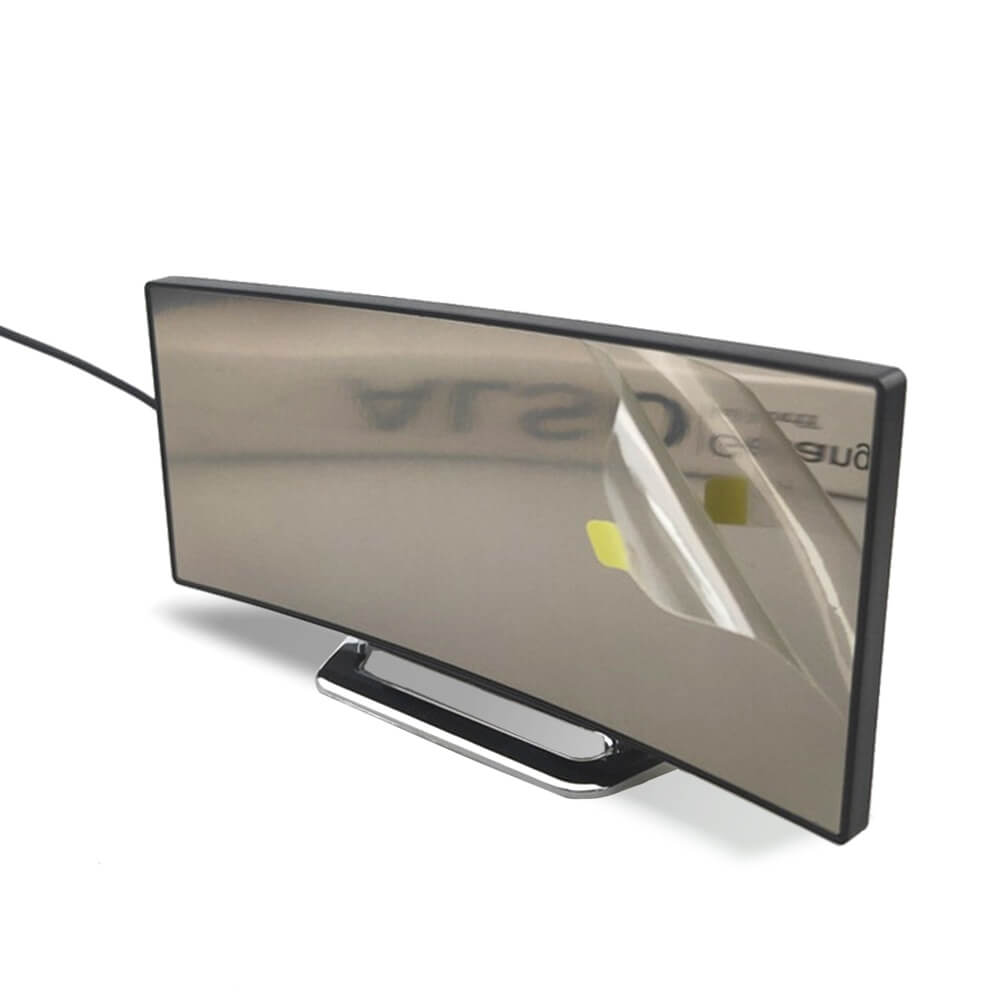 Gebogen LED Digitale Wekker met Modern Design - LumiCurve