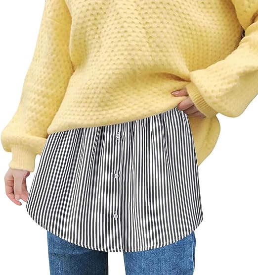 Dames Shirtverlenger met Elastische Tailleband - Noelle