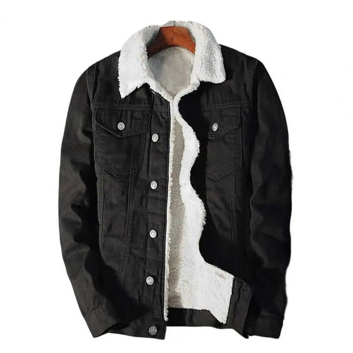 Heren Denimjas met Warme Fleecevoering – Tobias