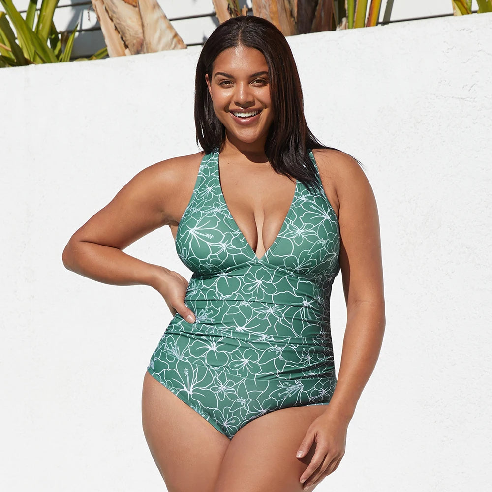 Vardi Dante™ Yara Plus-Size Badpak | Trendy & Flatterend