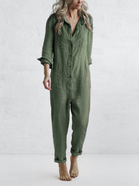 Casual Jumpsuit – Liv | 100% Katoen, Met Handige Zakken