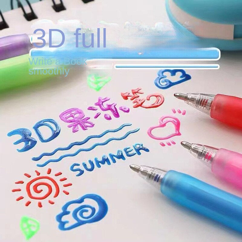 Kleurrijke Gelpennenset voor Creatieve 3D Ontwerpen - 3D ArtPen Set