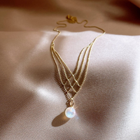 Geweven Parelketting - Mariela