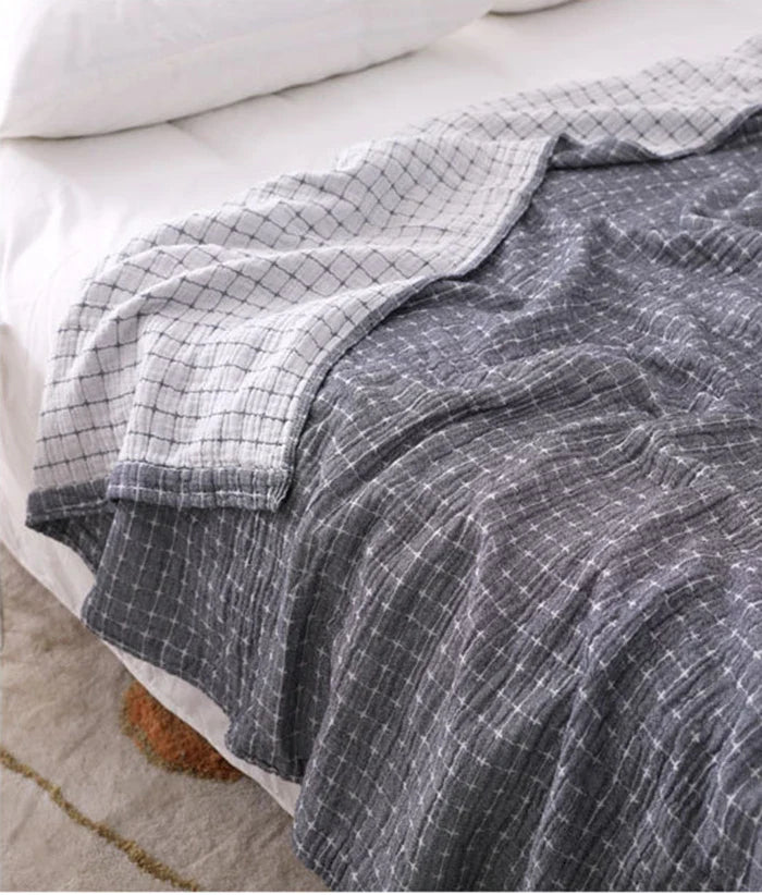 Eenvoudige Casual Katoenen Deken - BreezyCotton