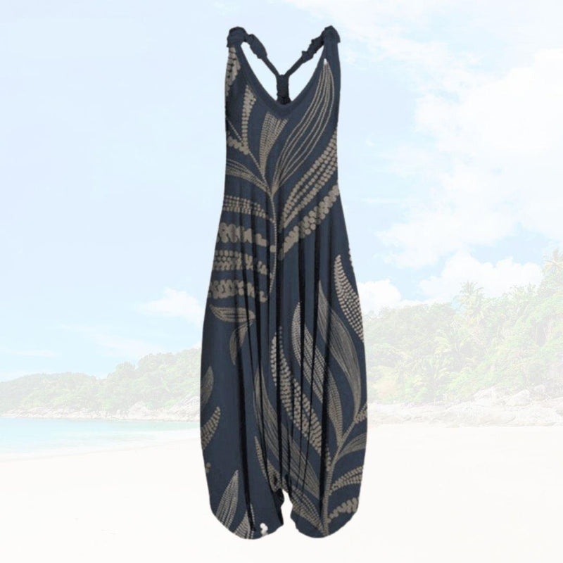 Zomerse Dames Jumpsuit met Losse Pasvorm – Elenya