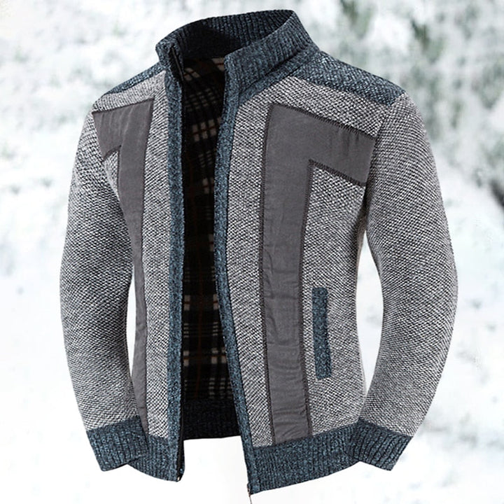 Wollen Vest met Rits en Trui - Leon