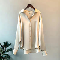 Stijlvolle Satijnen Dames Blouse - Elina