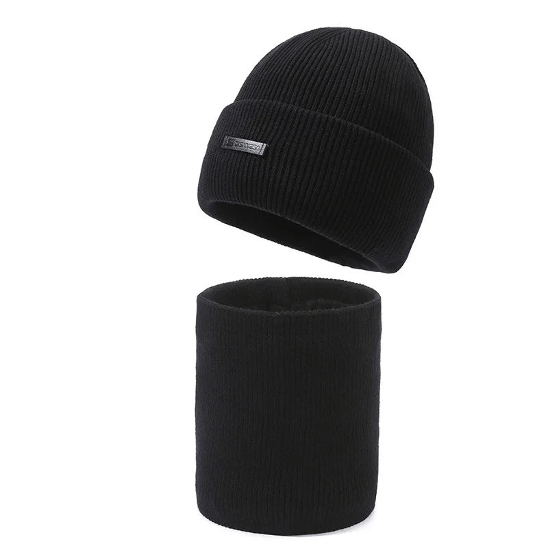 Vardi Dante™ Wollen Beanieset | Chill gebreide herenmuts en sjaal