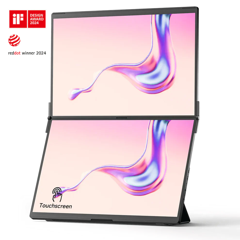 Draagbare Dual Touch Monitor 16 inch – Flexiview