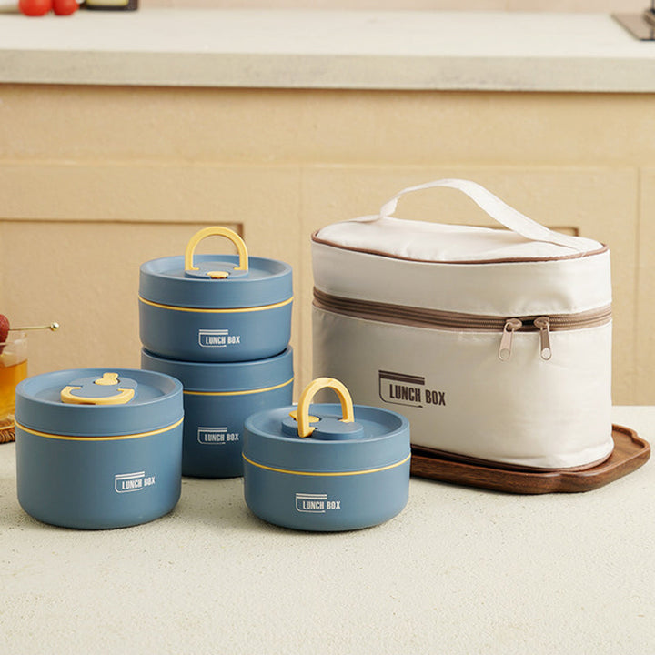 Meerlagige Geïsoleerde Lunchbox met GRATIS Draagtas - ThermoBox