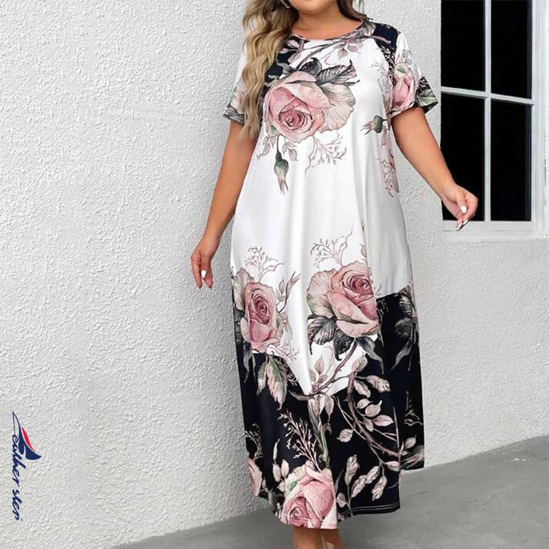 Vardi Dante™ Rhoda Plus-Size Maxi-Jurk | Stijlvol & Opvallend