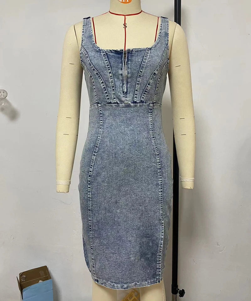 Vardi Dante™ Nova Spijkerjurk | Trendy & Casual