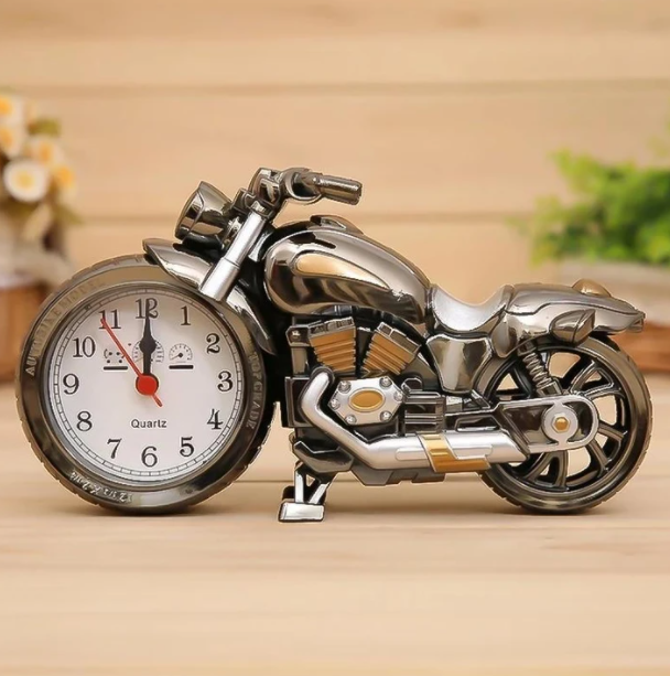 Retro Motorfiets Wekker - MotoTime