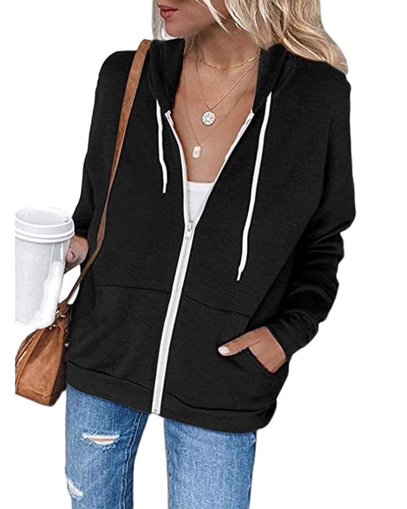 Dames Zipped Hoodie - Mila