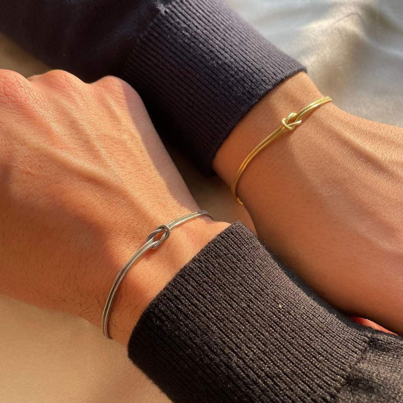 Minimalistische Knoop Armband – Elva
