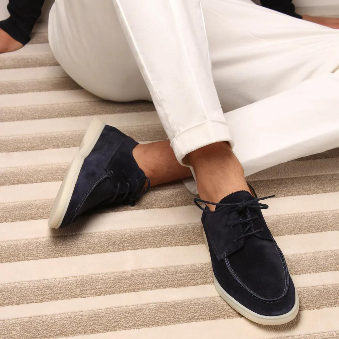 Luxe Leren Loafers met Veters voor Heren - Diederik